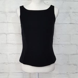 Ann Taylor Velvet Sleeveless Blouse / Tank Top